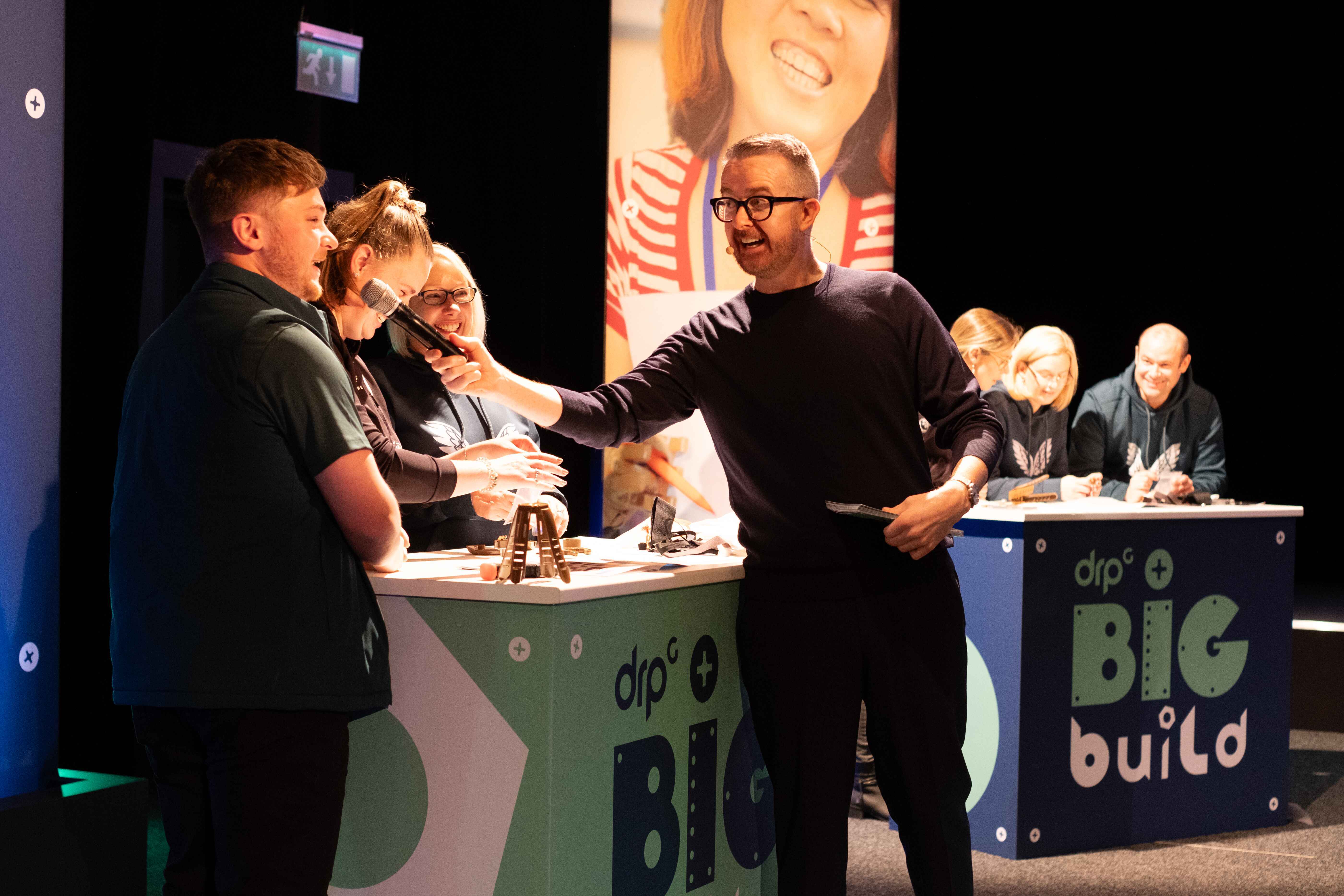 LightBulb Teams Founder, David Meade presenting The Big Build event