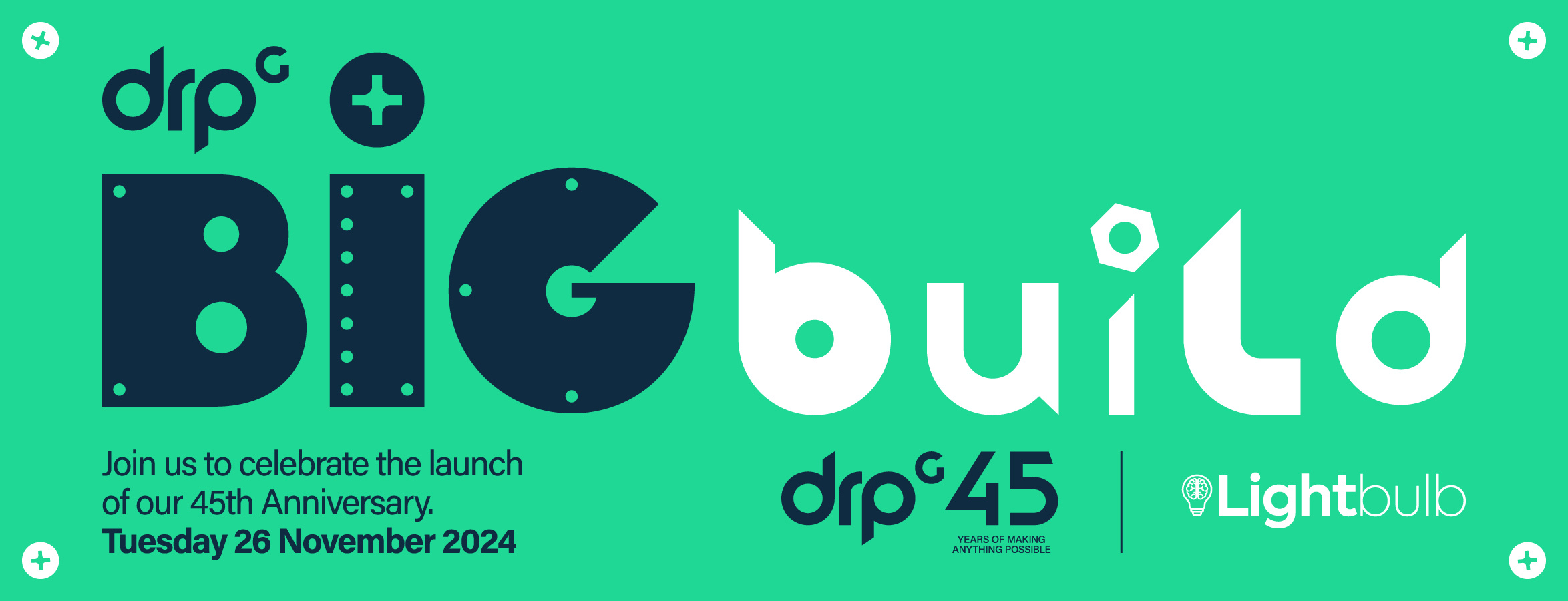 DRPG Marks 45 Years with Industry-Wide ‘Big Build’ Charity Challenge